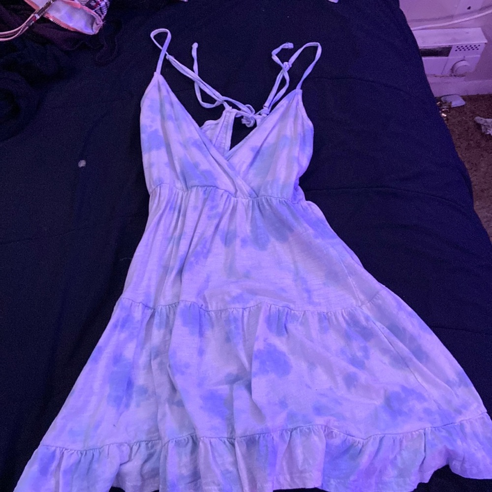 small top, wide bottom dress